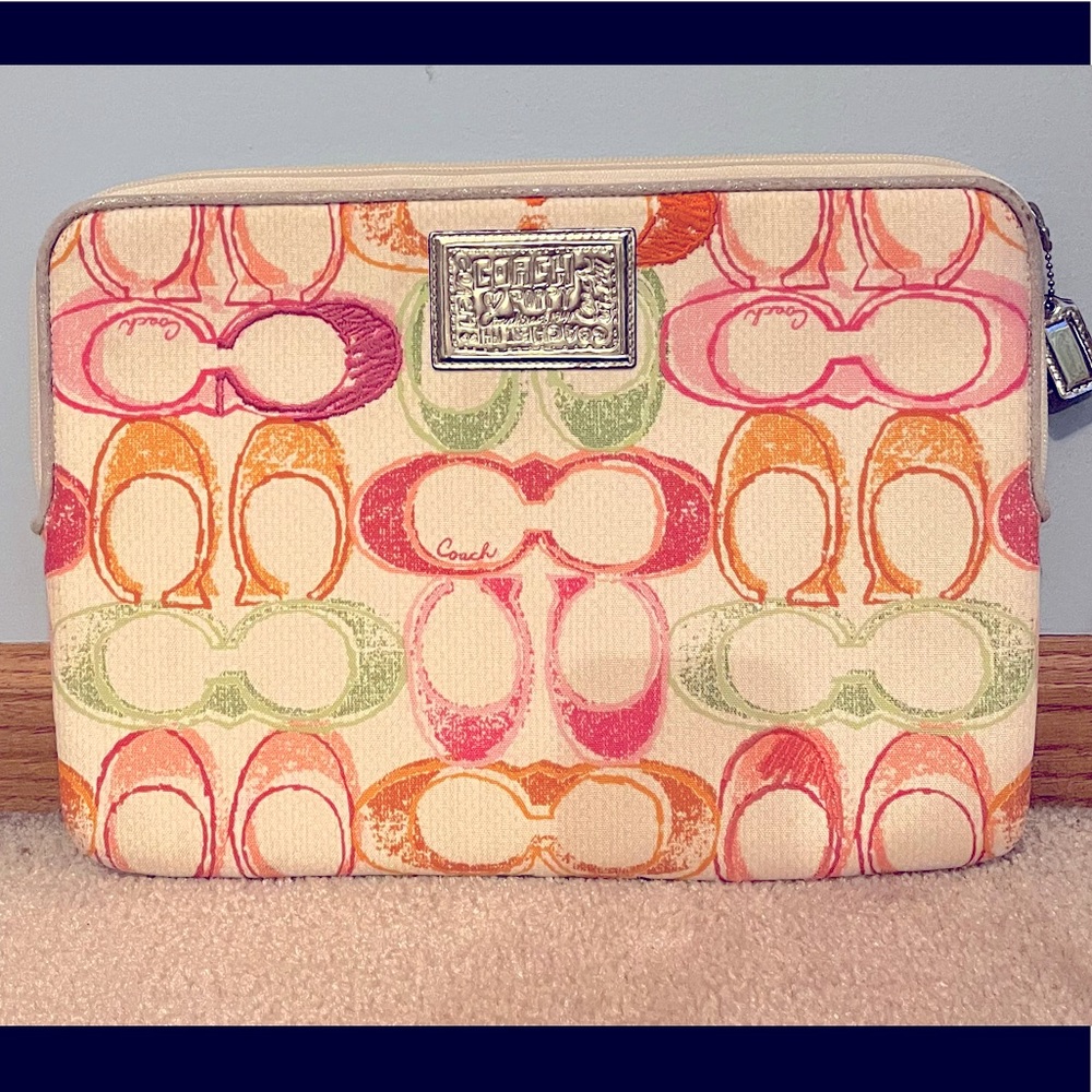 Coach Colorful C’s Laptop Sleeve